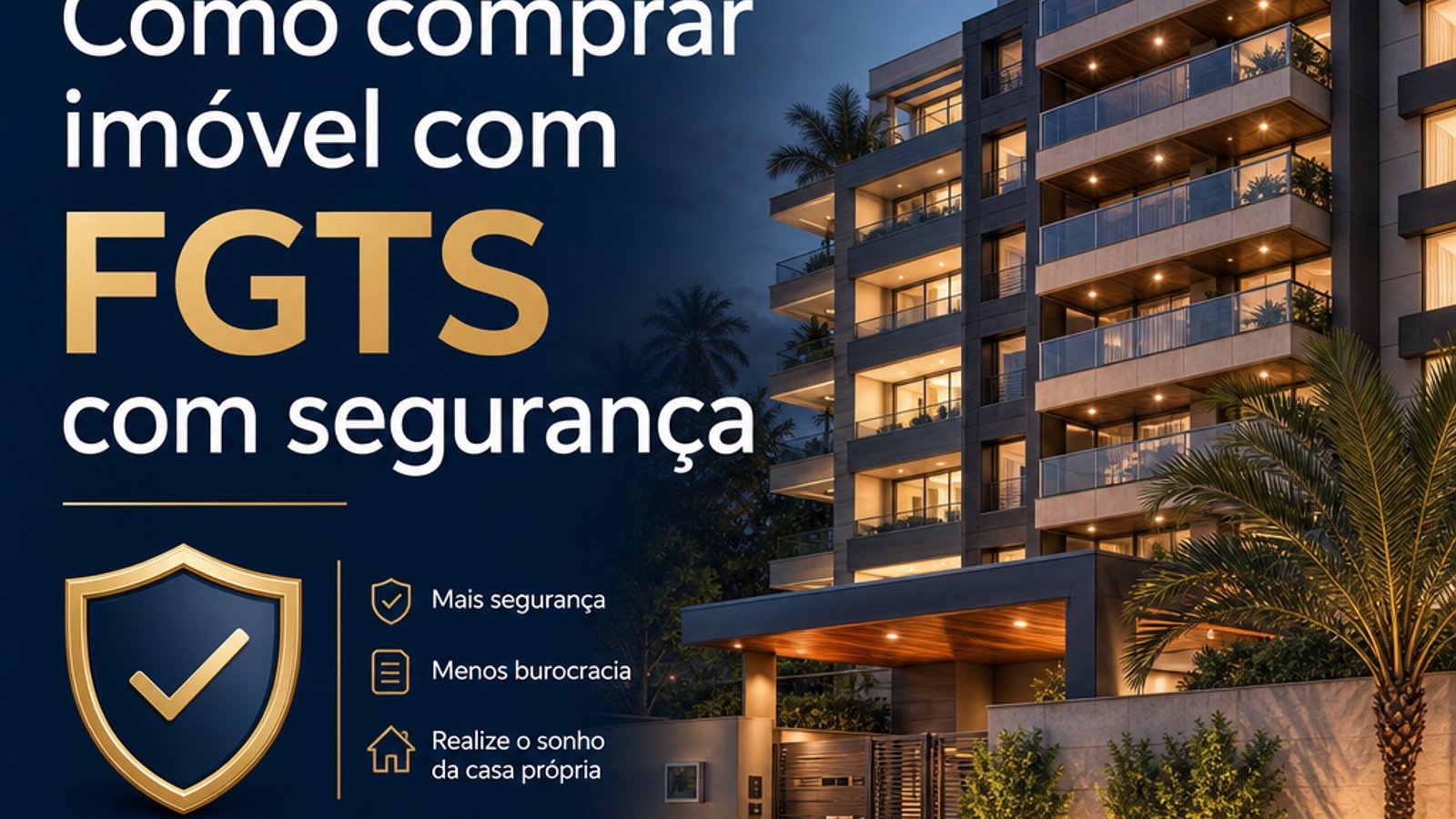 Como comprar imóvel com FGTS com segurança