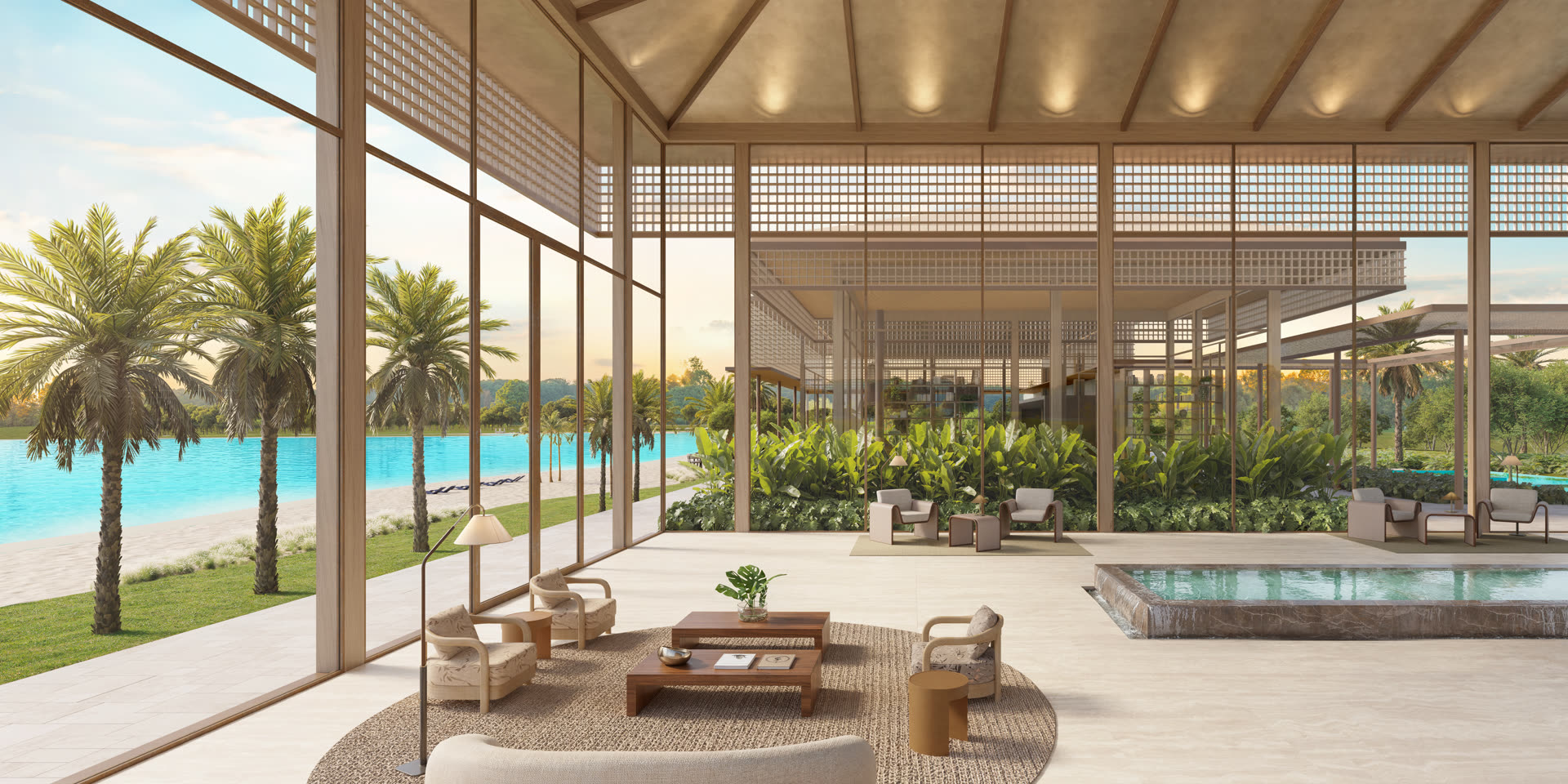Clubhouse furnished by Armani/Casa