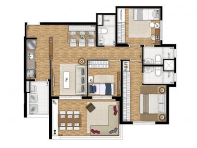 87m²