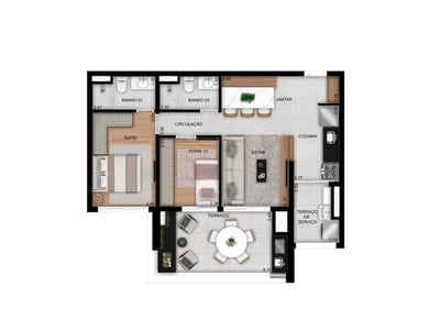 71m²