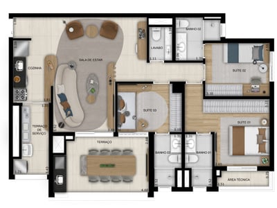 103m²