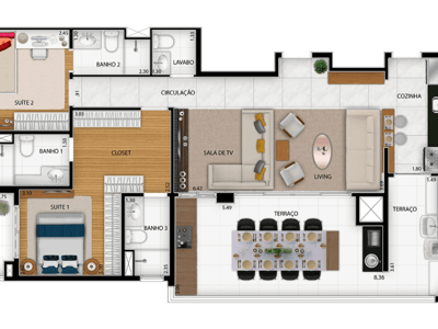 110m²
