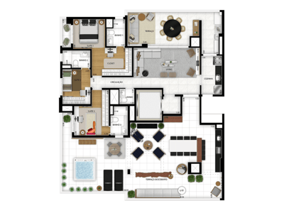 224m²