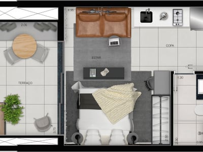35m²