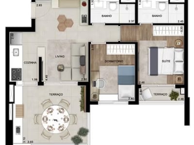 85m²