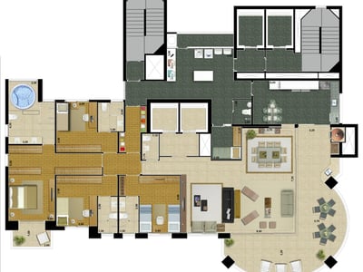 297m²