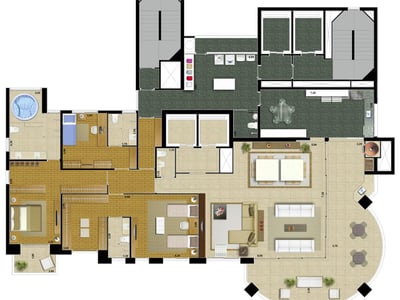 297m²