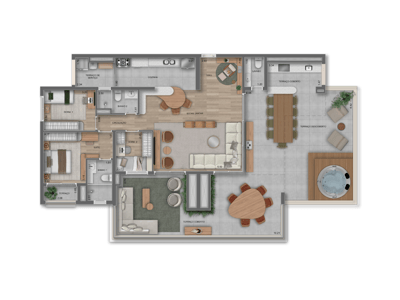 195m²