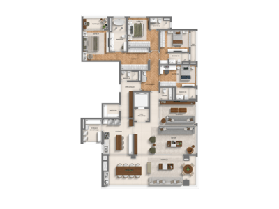 268m²
