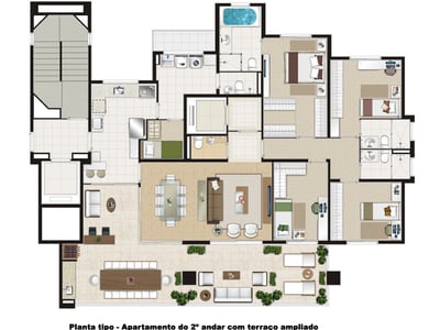 157m² + terraço