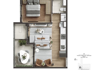 40m²
