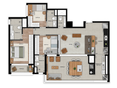 119m²