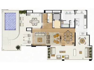 343m²
