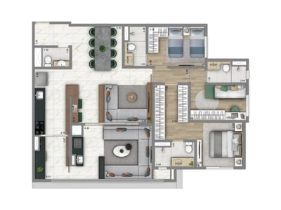 122m²