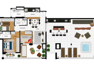 157m²