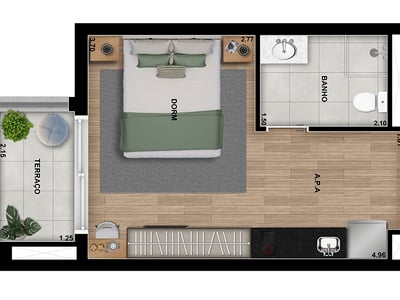 25m²