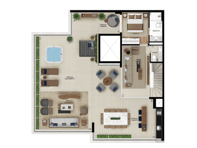 320m²