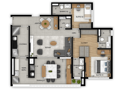 112m²