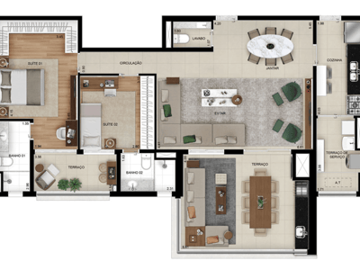 129m²