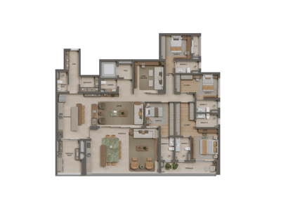 243m²