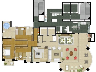 297m²