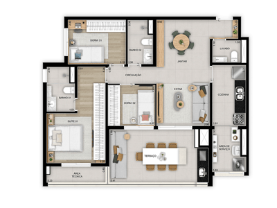 98m²