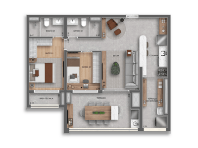 80m²