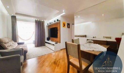 Apartamento à venda com 72 m² e 2 vagas - Campo Grande - SP