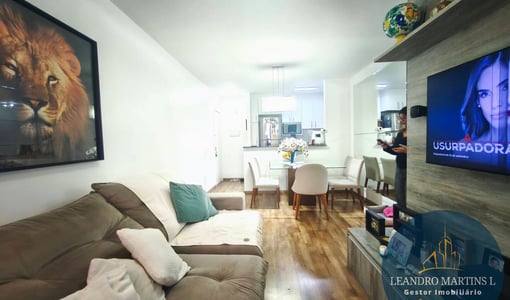 Apartamento à Venda com 3 dormitórios e 72 m² útil em Campo Grande - SP