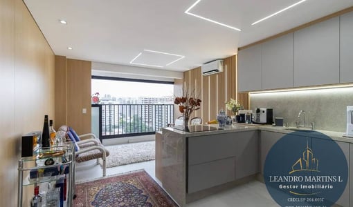 Apartamento à venda com 2 dormitórios e 53 m² em Moema - São Paulo