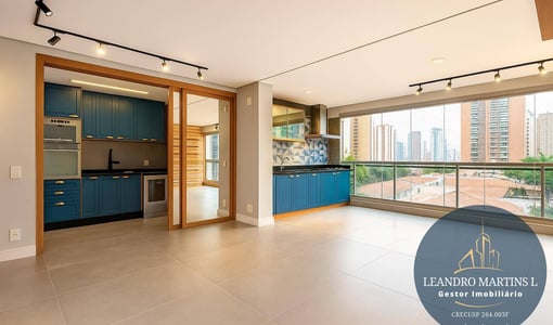 Apartamento, 3 dormitórios e 134 m², Vila Nova Conceição - São Paulo