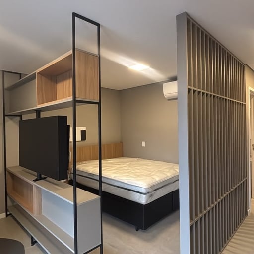 Studio para alugar com 45 m², 1 quarto e 1 vaga