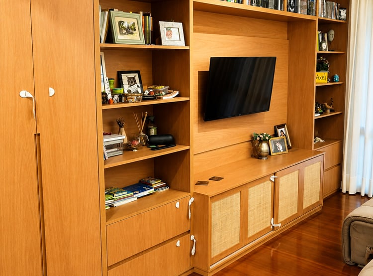 Painel da sala de estar