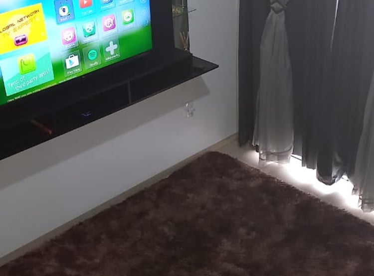 Painel da sala de TV