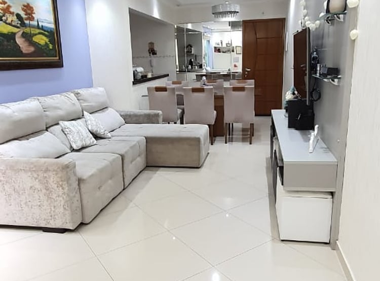 Sala de estar integrada
