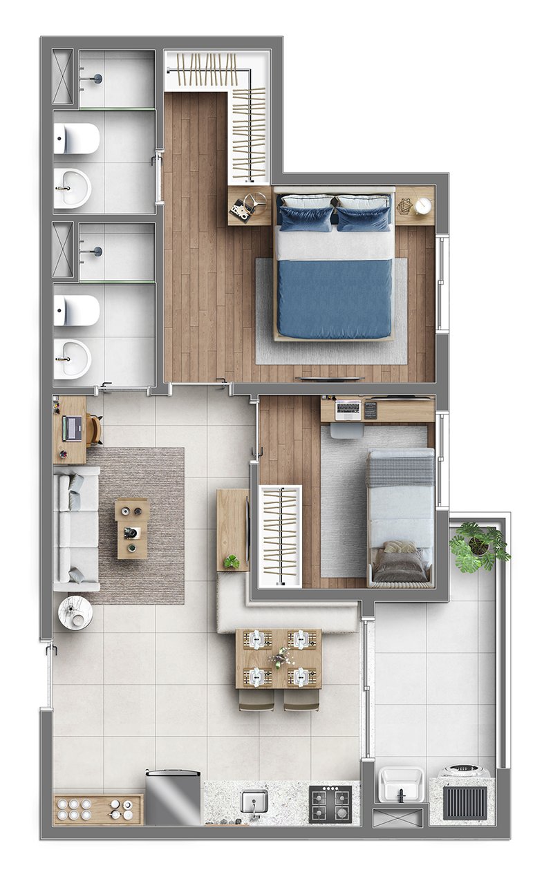 Planta 1 do Pulse Itaquera