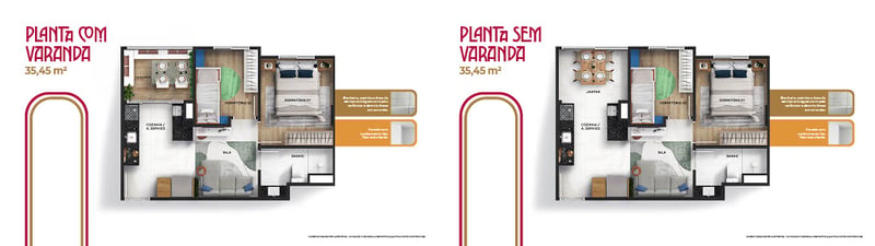 2 quartos do Vila Santiago