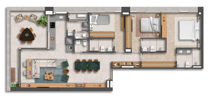 134m² do 155 Jerônimo