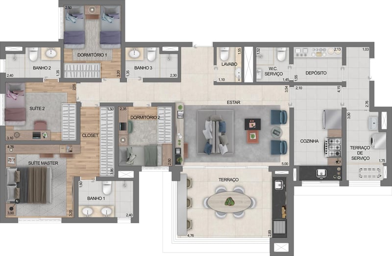 130m² do Eredità