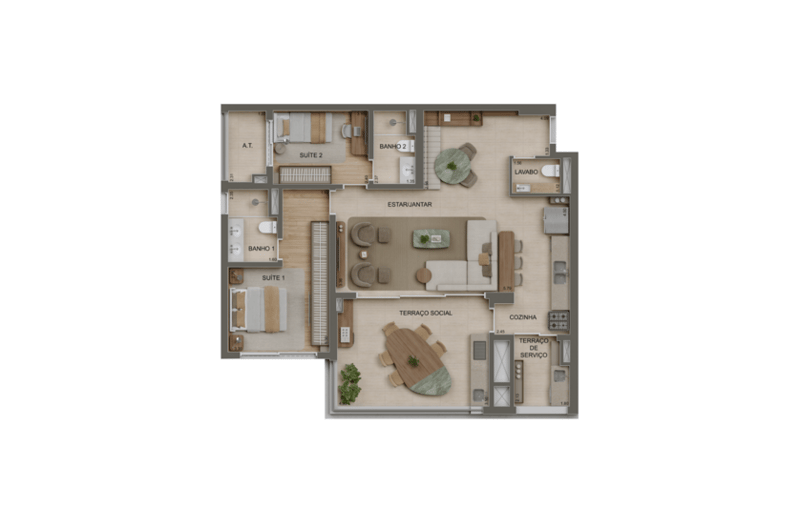 106m² do Monã Anália Franco