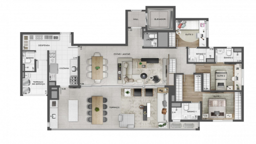 164m² do Skypark Tuiuti