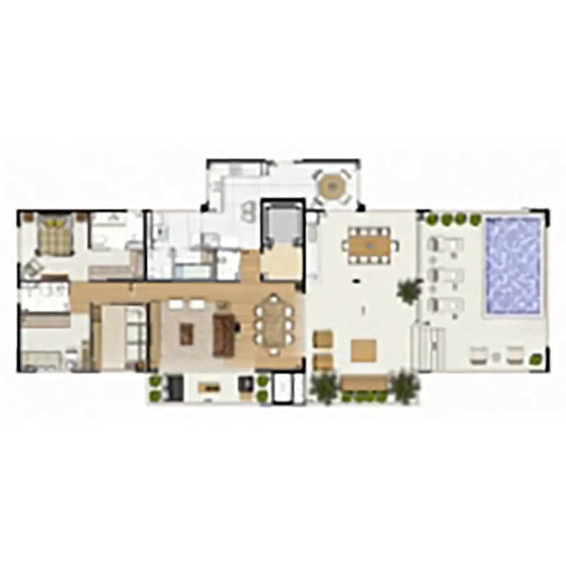 235m² do Central Park Mooca