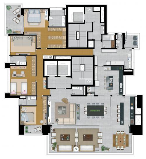 374m²  do Helen Altos do Tatuapé