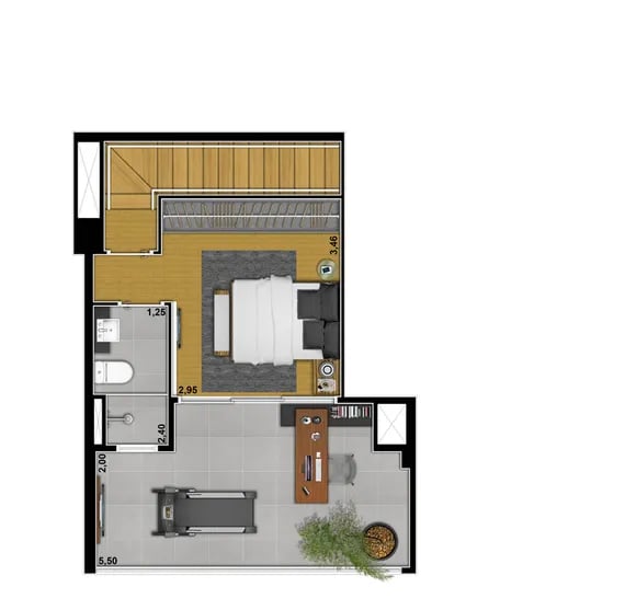 Duplex Tipo 4 do Composite Des Arts