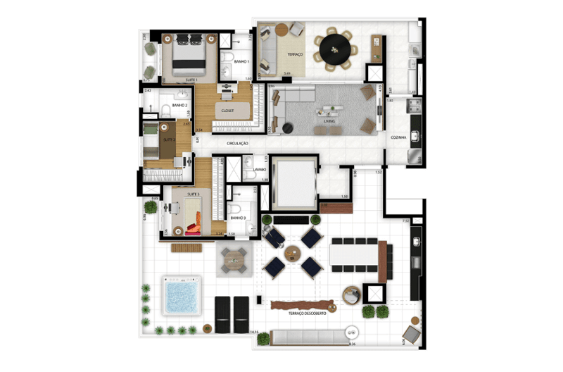 224m² do Praça Tatuapé