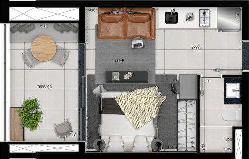 35m² do Platina 220