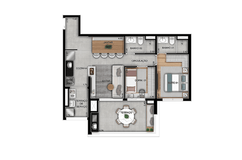 72m² do Home Resort Astorga