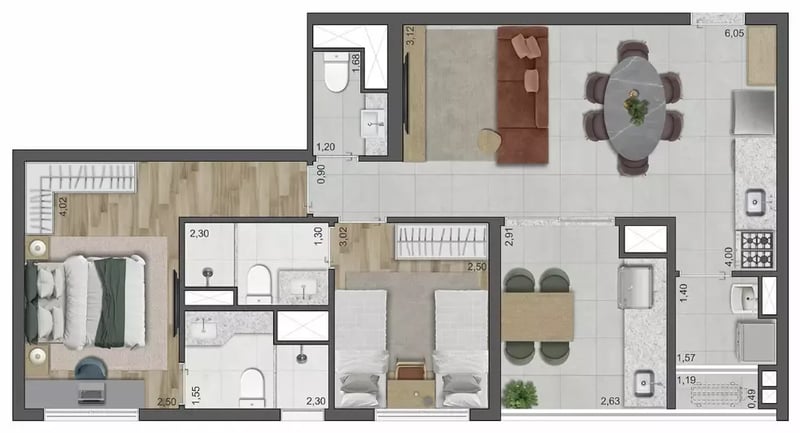 72m² do The Gardens Eleya