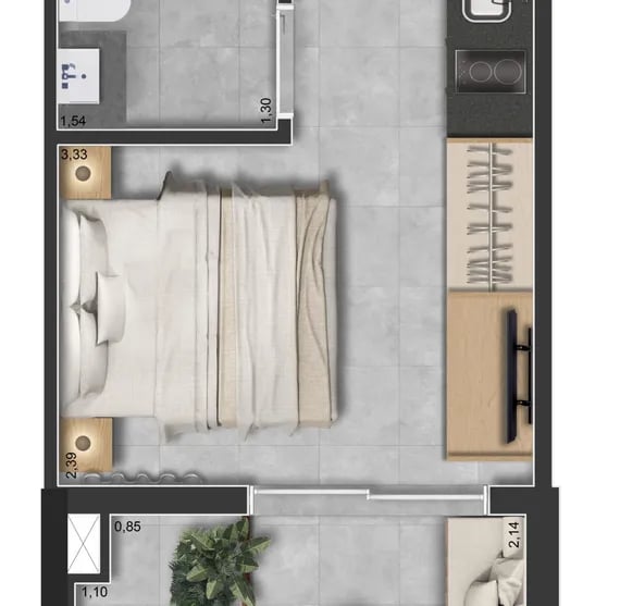 26m² Varanda do Praça Japi