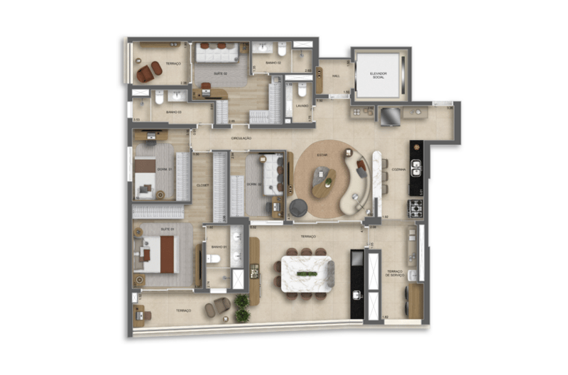 155m² do The Grand Padre Adelino